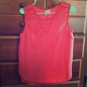 Coral tank top